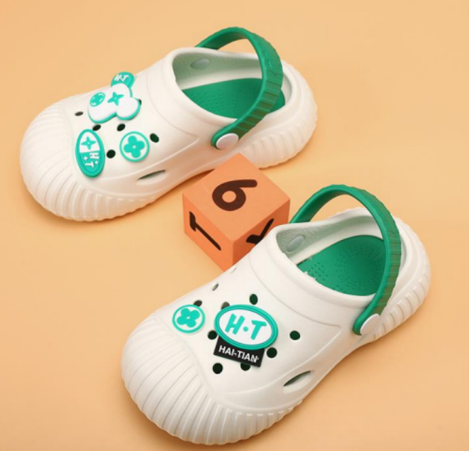 Minty Marvel Crocs