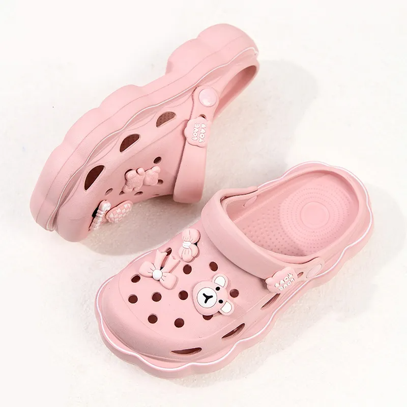 Blush Bear Crocs
