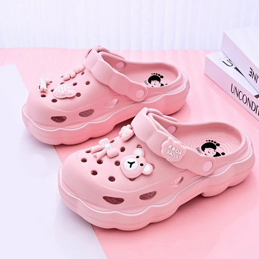 Blush Bear Crocs