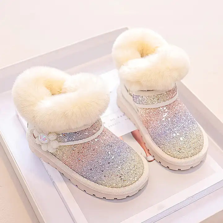 Cream Snowies Boots