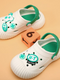 Minty Marvel Crocs